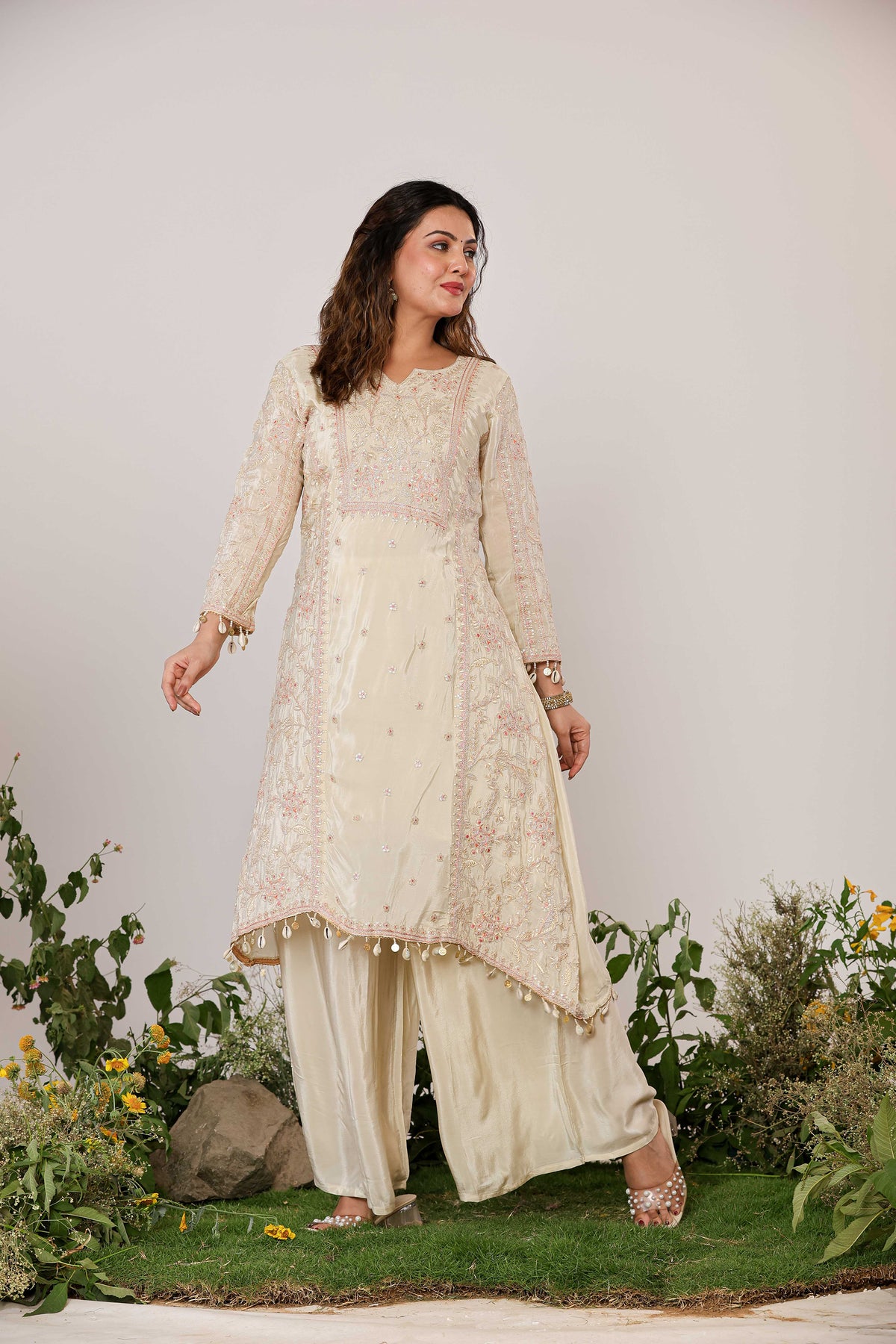 Bandhani Printed A-Line Kurti