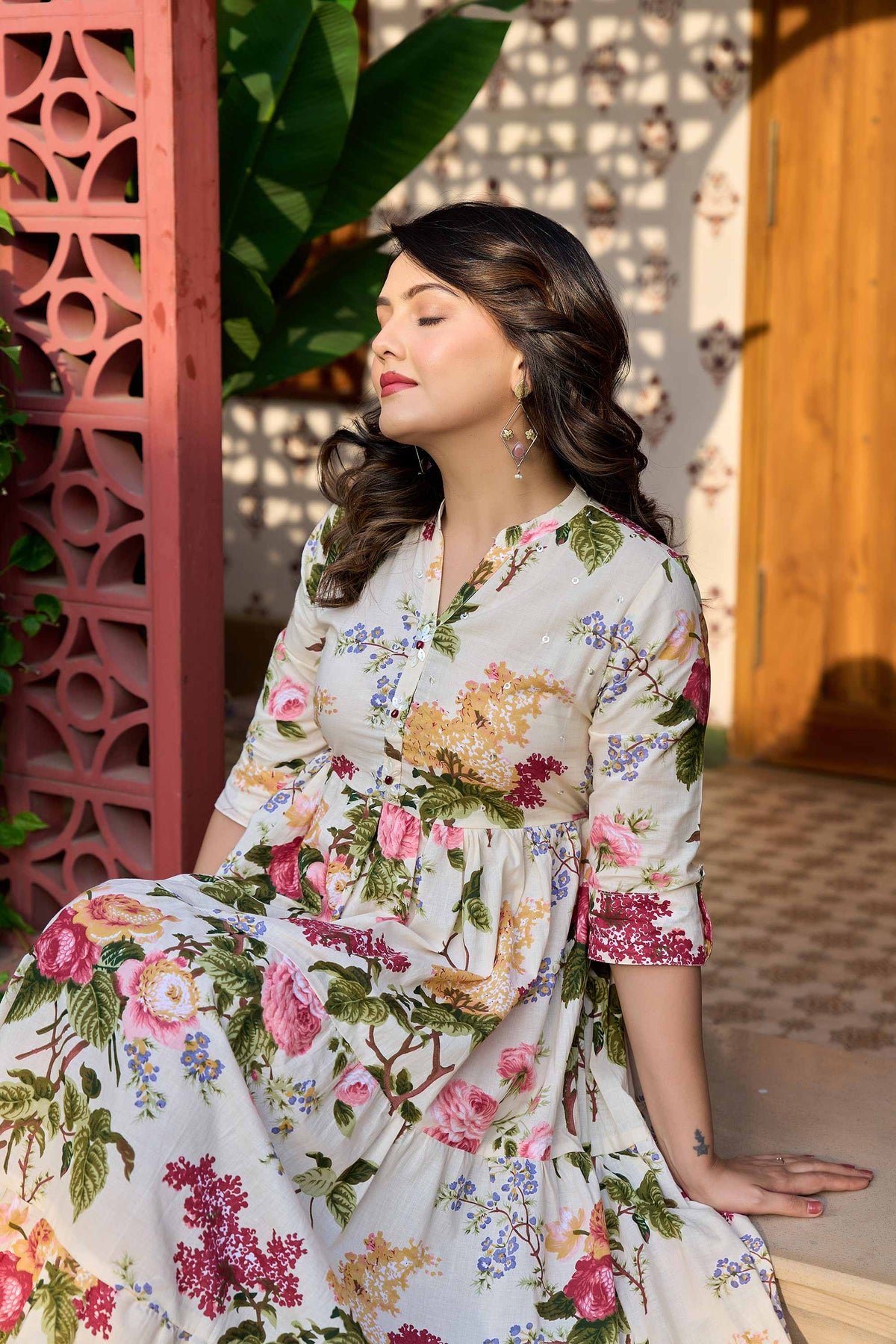 one piece set for women in floral