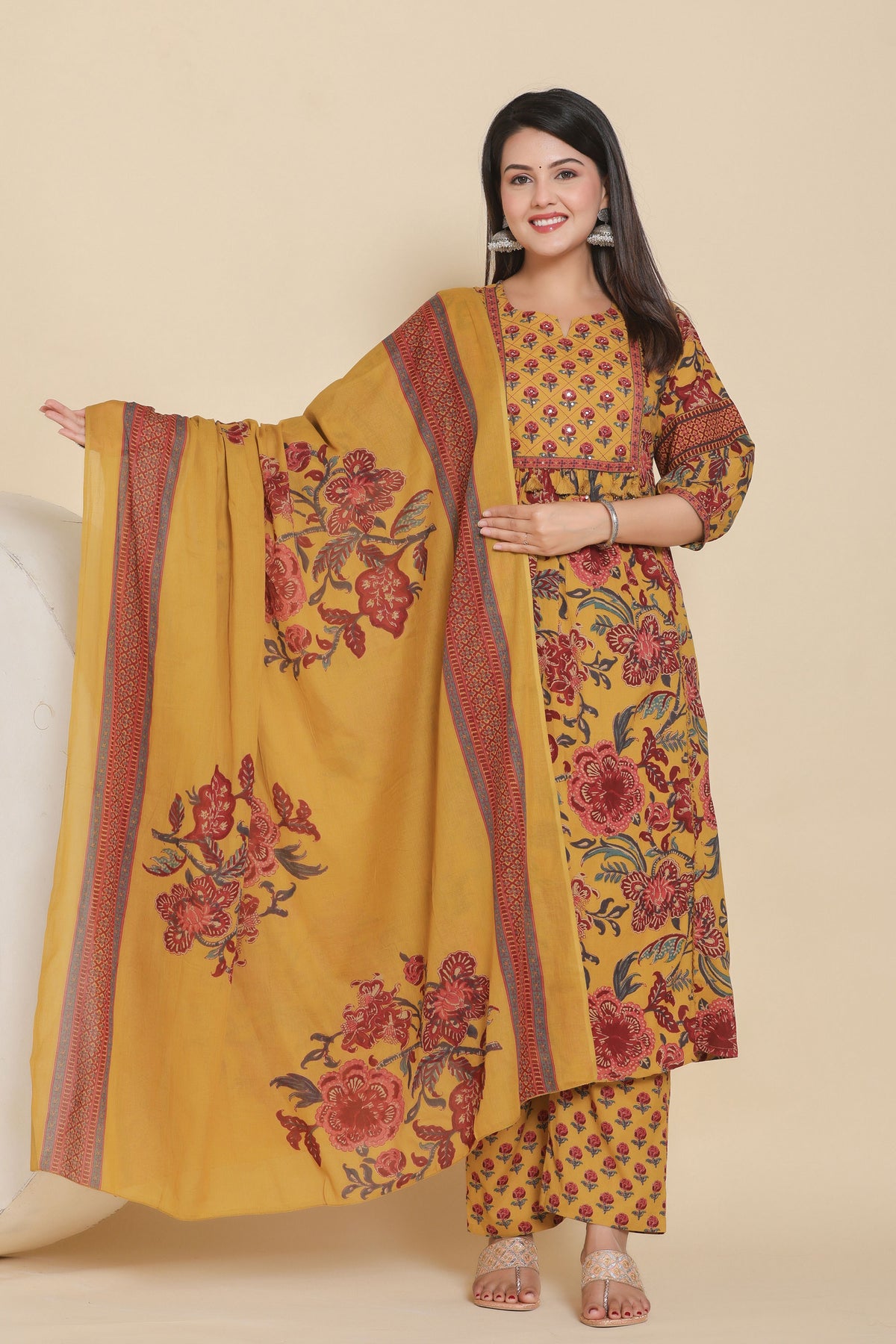 kurti set for women in multicolor