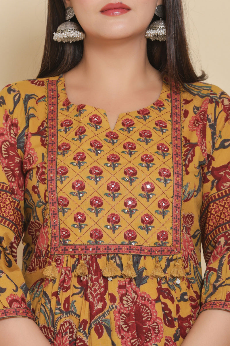 kurti set for women in multicolor