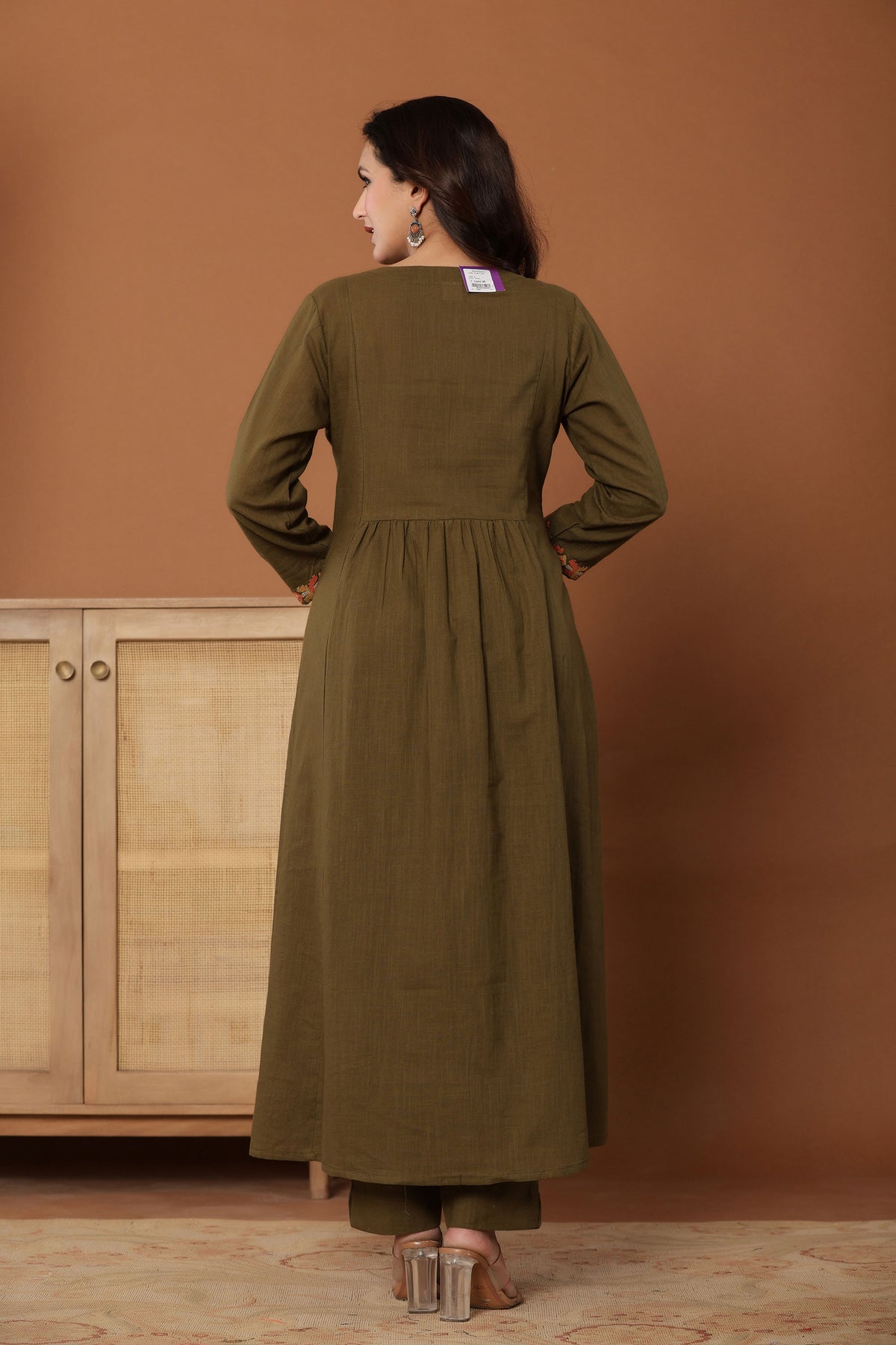 kurti set for women in green