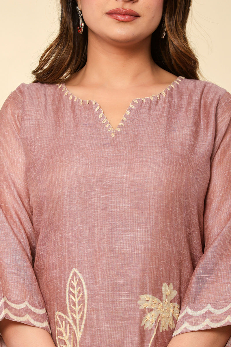 kurti set for women chanderi 